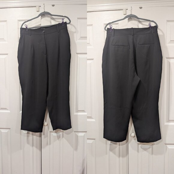 Black Work Pants with pockets curvy - Picture 1 of 3